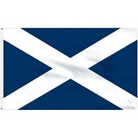 Scotland Cross 2'x3' Embroidered Flag ROUGH TEX® 600D Cotton