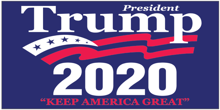 President Trump 2020 KAG Keep America Great - Bumper Sticker
