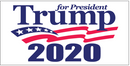 Trump For President White  - Bumper Sticker