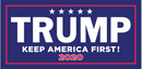 Trump Keep America First 2020 Blue - Bumper Sticker