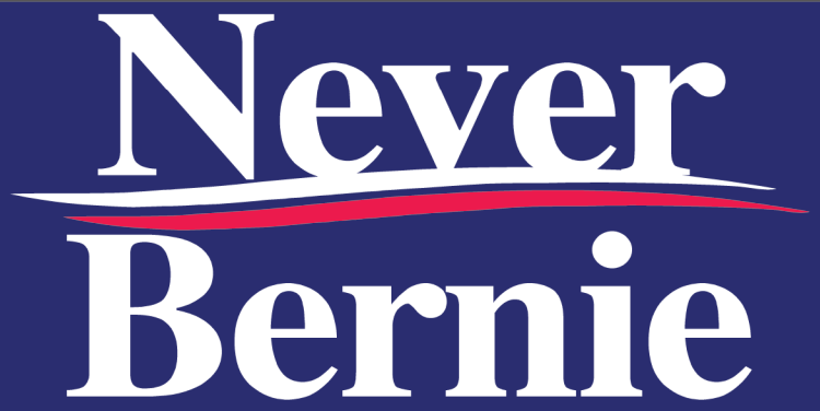 Never Bernie  - Bumper Sticker