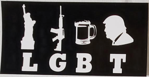 Liberty Guns Beer Trump - Bumper Sticker