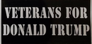 Veterans For Donald Trump- Bumper Sticker