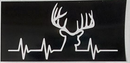 Deer Heartbeat - Bumper Sticker