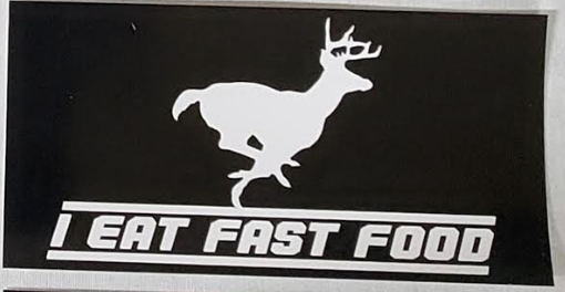 I Eat Fast Food - Bumper Sticker
