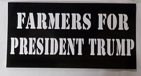 Farmers For President Trump - Bumper Sticker