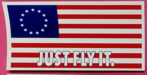 Betsy Ross Just Fly It - Bumper Sticker