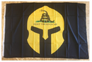 Gadsden Golden Warrior Don't Tread On Me Rough Tex® 100D Size Variants (3'X5' 2'X3 12"X18")