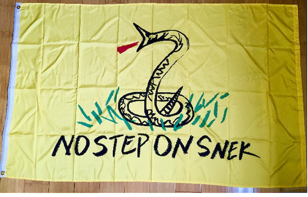 No Step On Snek Rough Tex® 100D Size Variants (3'X5' 2'X3 12"X18")