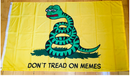 Don't Tread On Memes Rough Tex® 100D Size Variants (3'X5' 2'X3 12"X18")