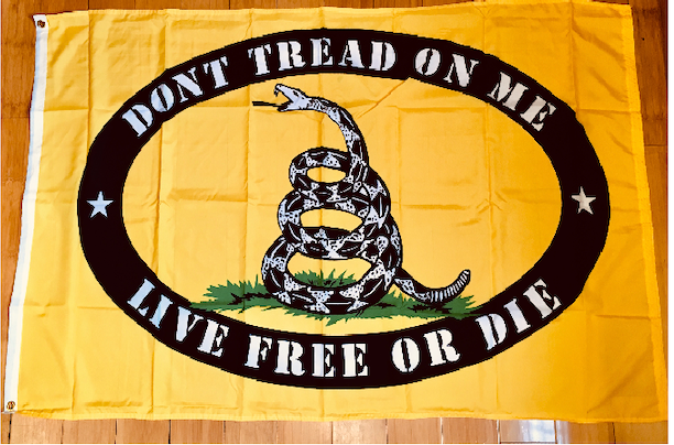 Don't Tread On Me Live Free Or Die 3'X5' Rough Tex® 100D