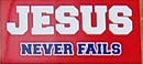 Assorted Christian And Jesus Designed Bumper Sticker Package