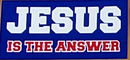 Assorted Christian And Jesus Designed Bumper Sticker Package