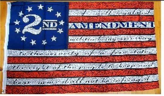 Assortment Of 2nd Amendment 3'X5 Flags Rough Tex® 100D
