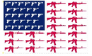 Assortment Of 2nd Amendment 3'X5 Flags Rough Tex® 100D