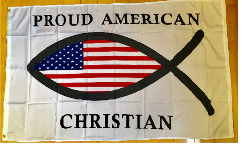 Assorted Six Pack Of Christian And Patriotic 3'X5 Flags Rough Tex® 100D