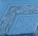 Assorted Bandana Paisley Head Wrap In Various Colors 100% Cotton 22"X22"