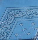 Assorted Bandana Paisley Head Wrap In Various Colors 100% Cotton 22"X22"