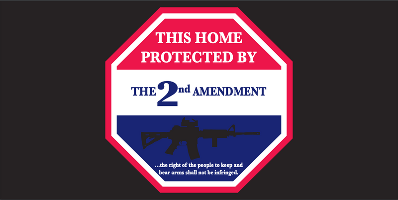 This Home Is Protected By The 2nd Amendment - Bumper Sticker