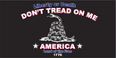 Liberty Or Death Don't Tread On Me 1776 - Bumper Sticker