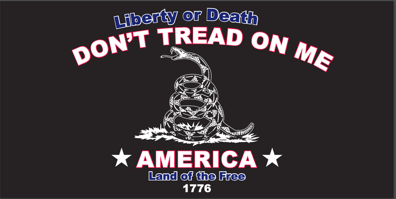 Liberty Or Death Don't Tread On Me 1776 - Bumper Sticker