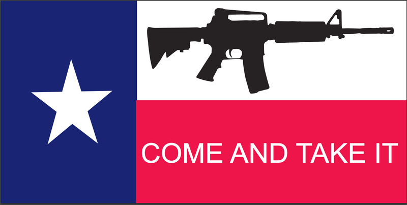 Texas Come And Take It - Bumper Sticker