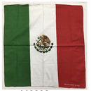 Assorted Countries Worldwide Flag Bandana Head Wraps 100% Cotton 22"X22"