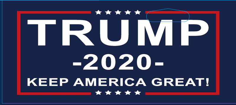 TRUMP 2020 KAG BLUE KEEP AMERICA GREAT KAG 4'X6' FLAG ROUGH TEX ® 150D NYLON