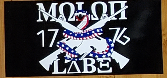Molon Labe 1776 Rattlesnake - Bumper Sticker