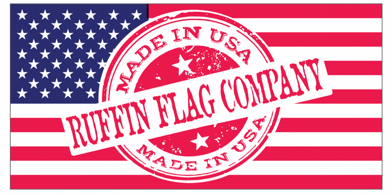Ruffin Flag Company Made In The USA- Bumper Sticker