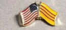 USA Vietnam Flag- Cloisonne Hat & Lapel Pin