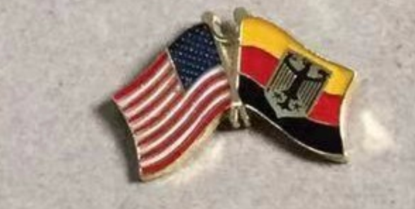 USA Germany State Flag- Cloisonne Hat & Lapel Pin