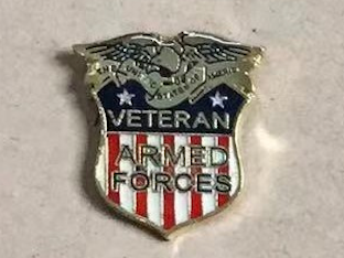 Veteran Armed Forces- Cloisonne Hat & Lapel Pin