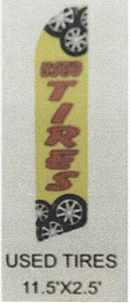 Used Tires Swooper Flag