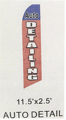 Auto Detailing Swooper Flag