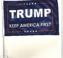 Assorted Trump Design Car Flags Starter Pack 12''X18''