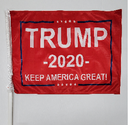 Assorted Trump Design Car Flags Starter Pack 12''X18''
