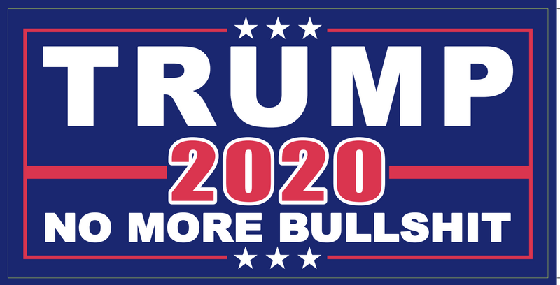 TRUMP 2020 NO MORE BULLSHIT FACE MASK SALE