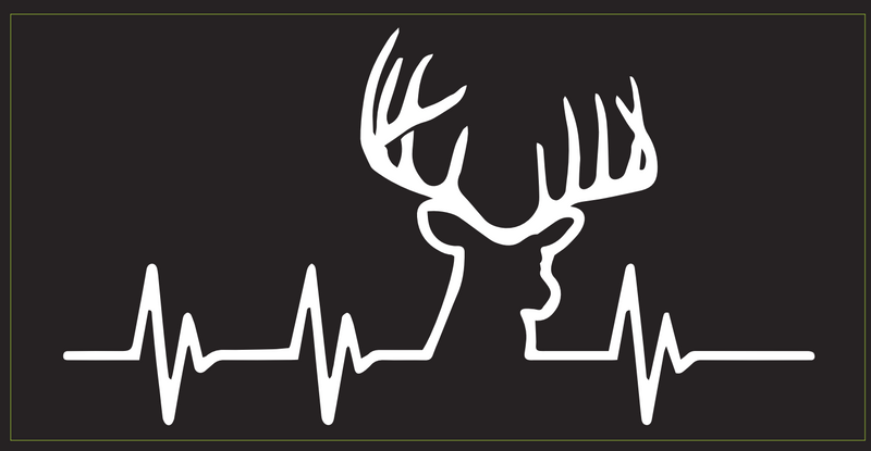 Deer Heartbeat - Bumper Sticker