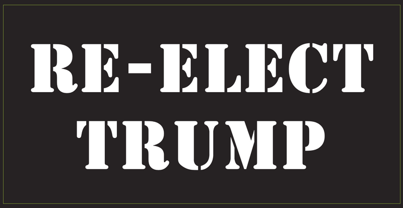 Re-Elect Trump - Bumper Sticker