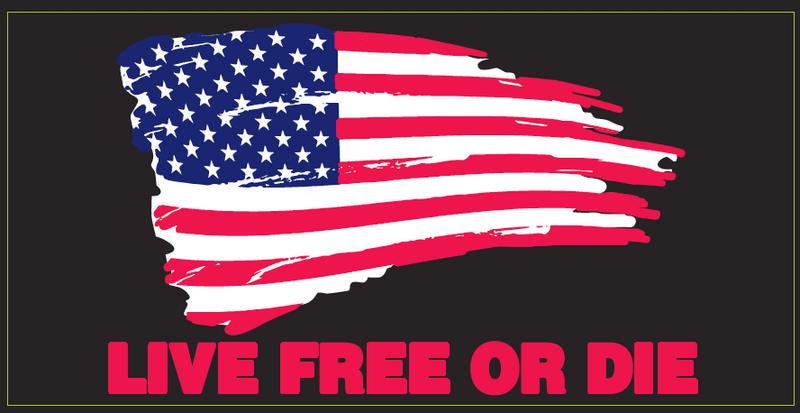 Live Free Or Die USA - Bumper Sticker