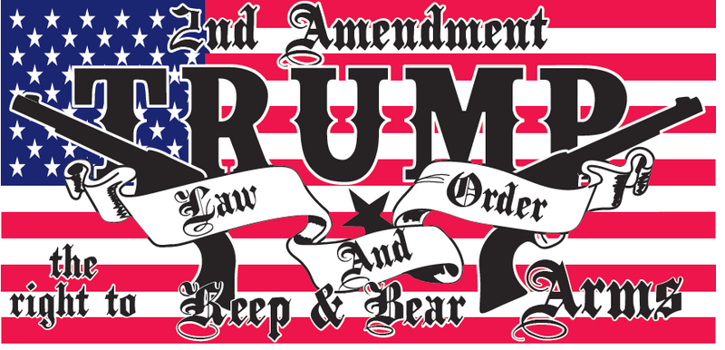 2nd Amendment Trump Law And Order - Bumper Sticker