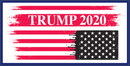 Trump 2020 Upside Down USA  - Bumper Sticker