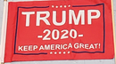 Assorted Trump Design 12''X18'' Stick Flags Starter Pack
