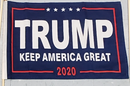 Assorted Trump Design 12''X18'' Stick Flags Starter Pack