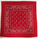 Assorted Bandana Paisley Head Wrap In Various Colors 100% Cotton 22"X22"