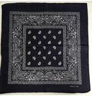 Assorted Bandana Paisley Head Wrap In Various Colors 100% Cotton 22"X22"