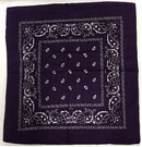 Assorted Bandana Paisley Head Wrap In Various Colors 100% Cotton 22"X22"