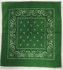 Assorted Bandana Paisley Head Wrap In Various Colors 100% Cotton 22"X22"