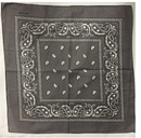 Assorted Bandana Paisley Head Wrap In Various Colors 100% Cotton 22"X22"